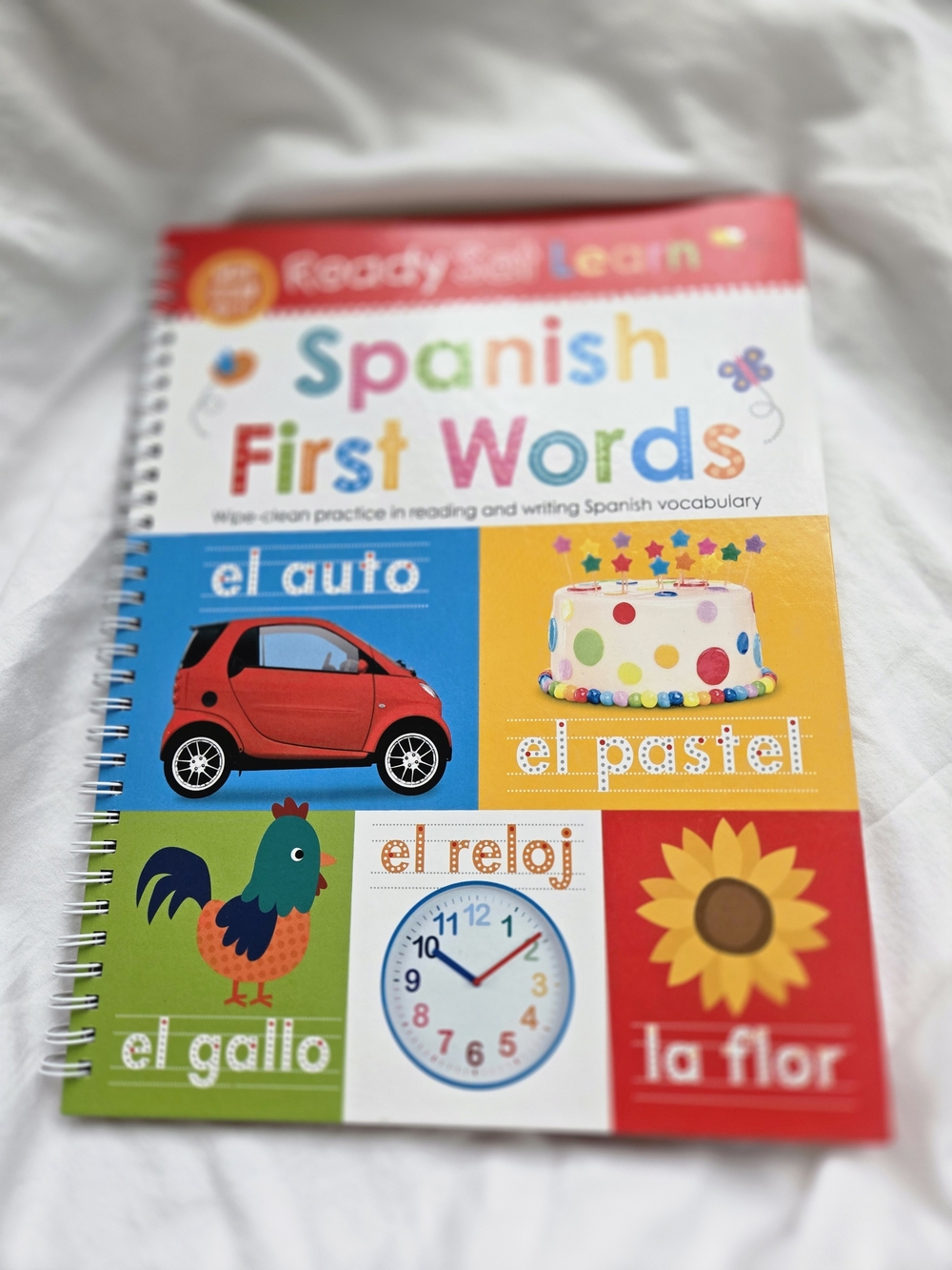 Spanish First Words - Colorful Kids Workbook